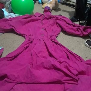 4 dresses and one shirt